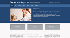 Desktop Screenshot of doctormackay.com